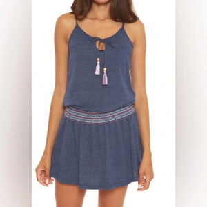 Soluna Swim Smocked Cover Up M